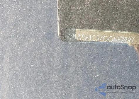 2016 BMW 535I из США, поврежденный, VIN WBA5B1C57GG552297